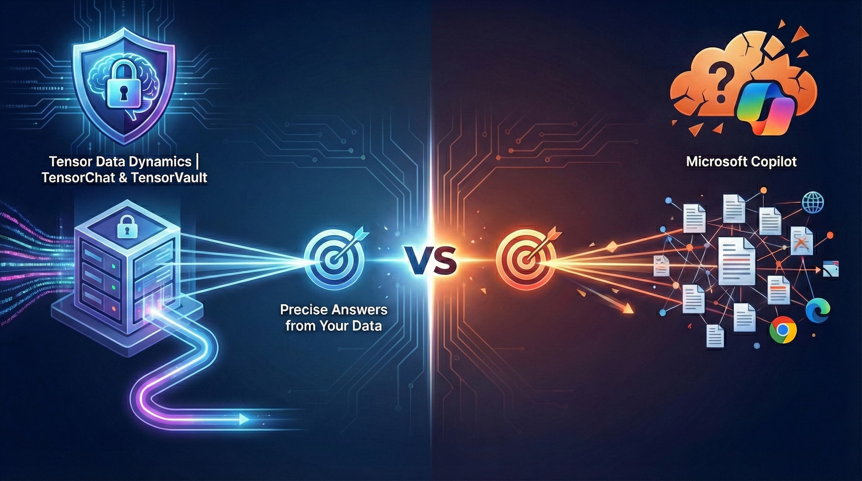 TensorChat vs. Microsoft Copilot: A Head-to-Head Enterprise Search Benchmark